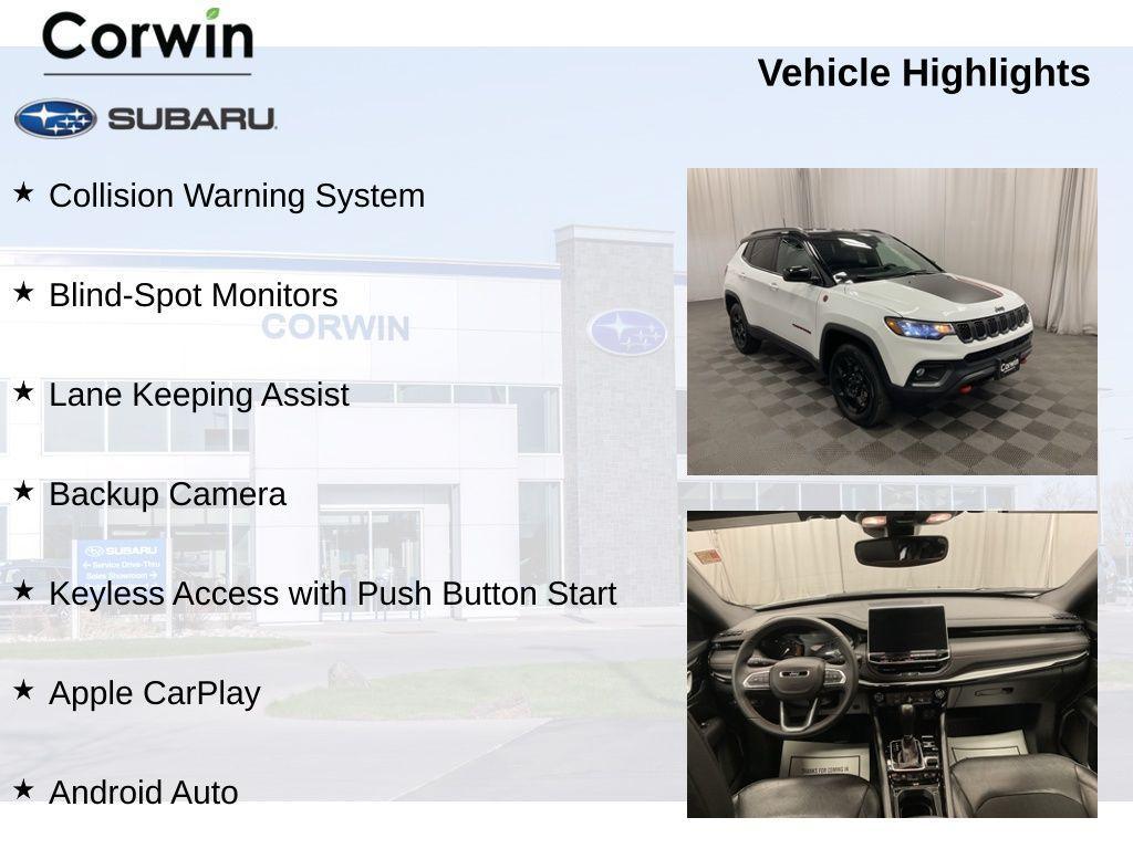 used 2024 Jeep Compass car, priced at $20,997