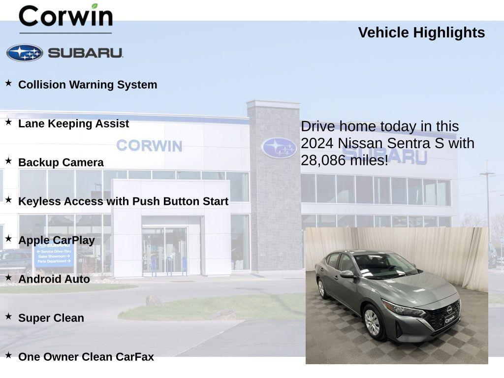 used 2024 Nissan Sentra car, priced at $15,497