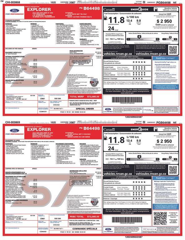 used 2023 Ford Explorer car, priced at $39,889