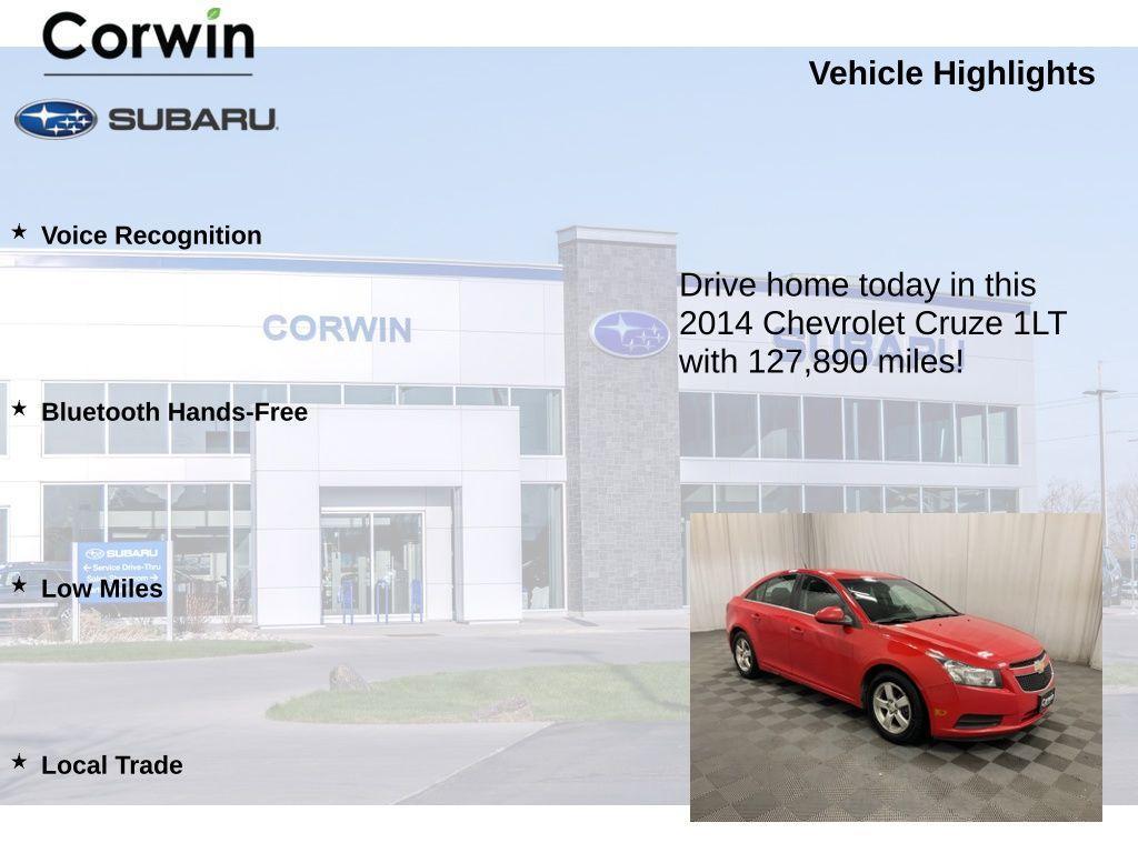 used 2014 Chevrolet Cruze car, priced at $5,498