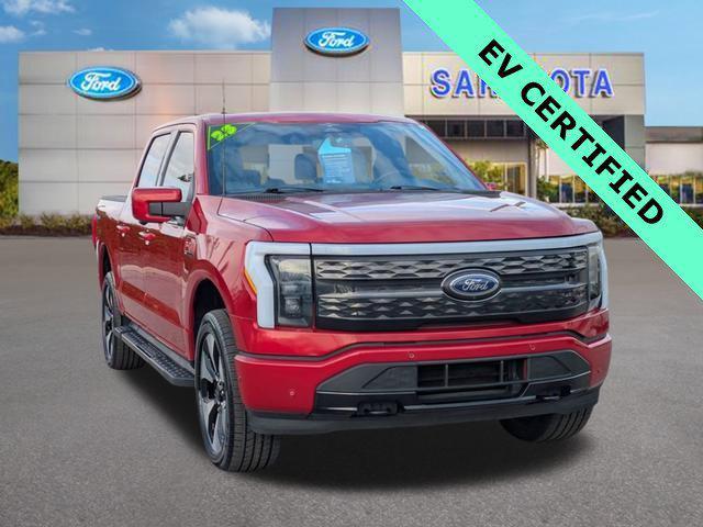 used 2023 Ford F-150 Lightning car, priced at $51,000
