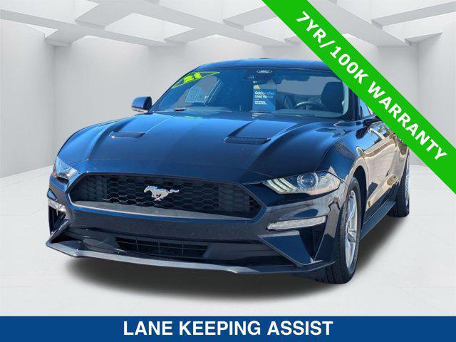 used 2021 Ford Mustang car, priced at $23,000