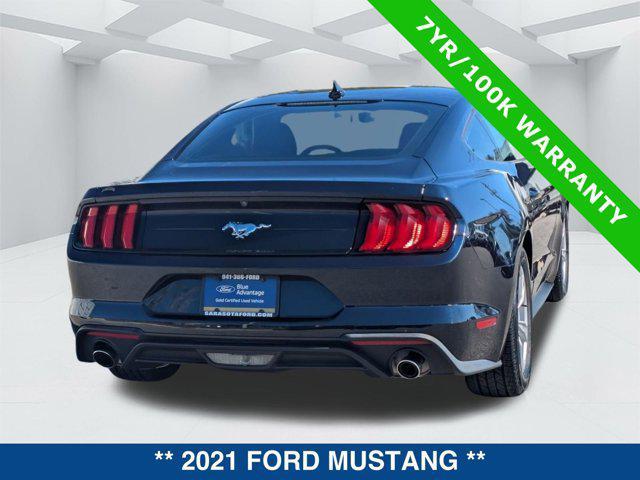 used 2021 Ford Mustang car, priced at $23,000