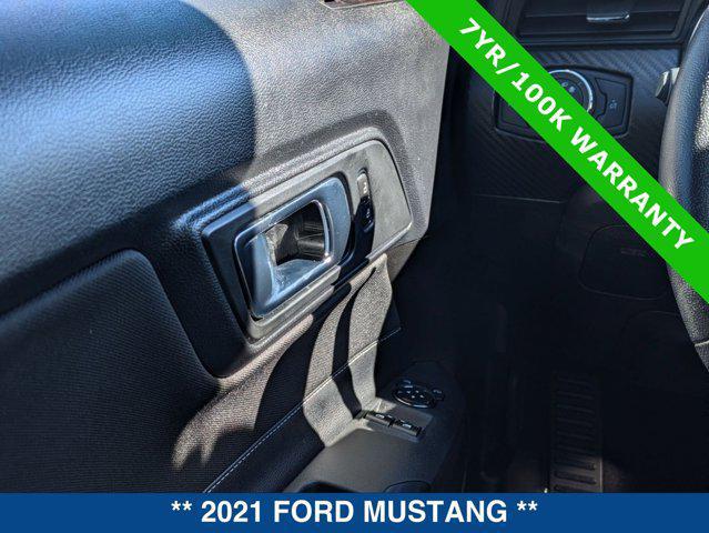 used 2021 Ford Mustang car, priced at $23,000