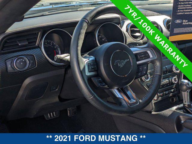used 2021 Ford Mustang car, priced at $23,000
