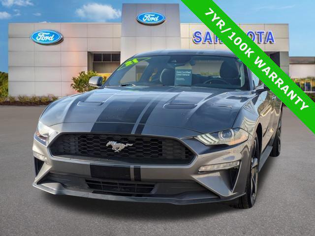used 2021 Ford Mustang car, priced at $21,000