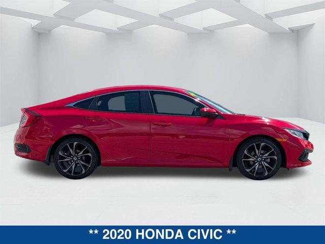 used 2020 Honda Civic car, priced at $18,500