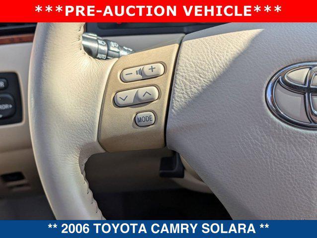 used 2006 Toyota Camry Solara car, priced at $6,500