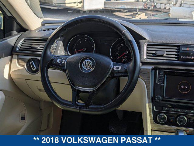 used 2018 Volkswagen Passat car, priced at $15,500
