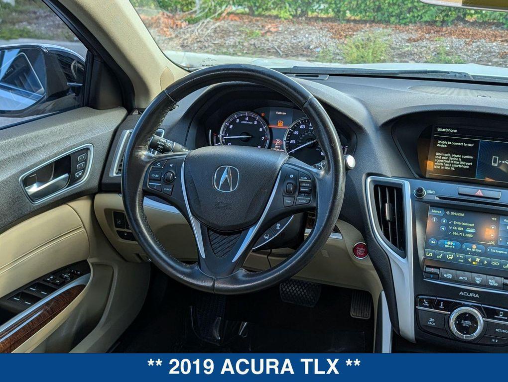 used 2019 Acura TLX car, priced at $17,800