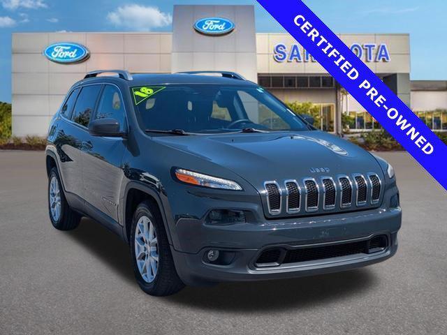 used 2018 Jeep Cherokee car, priced at $14,700