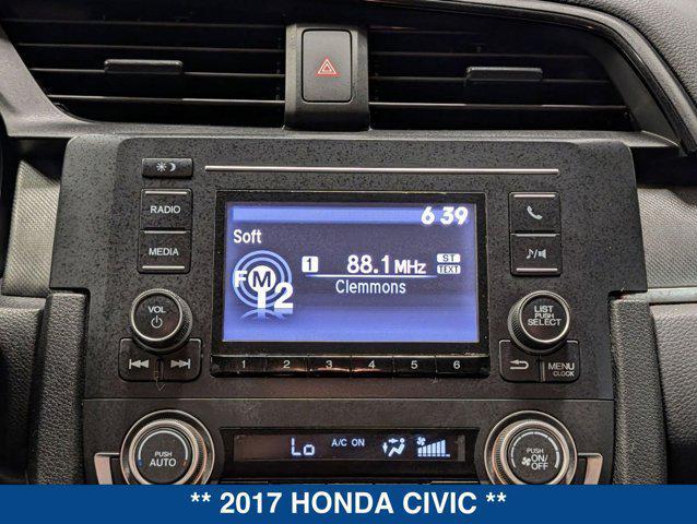 used 2017 Honda Civic car, priced at $13,997
