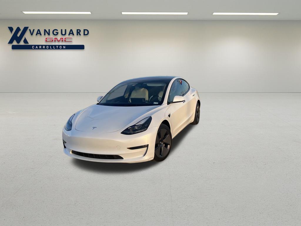 used 2023 Tesla Model 3 car, priced at $23,421