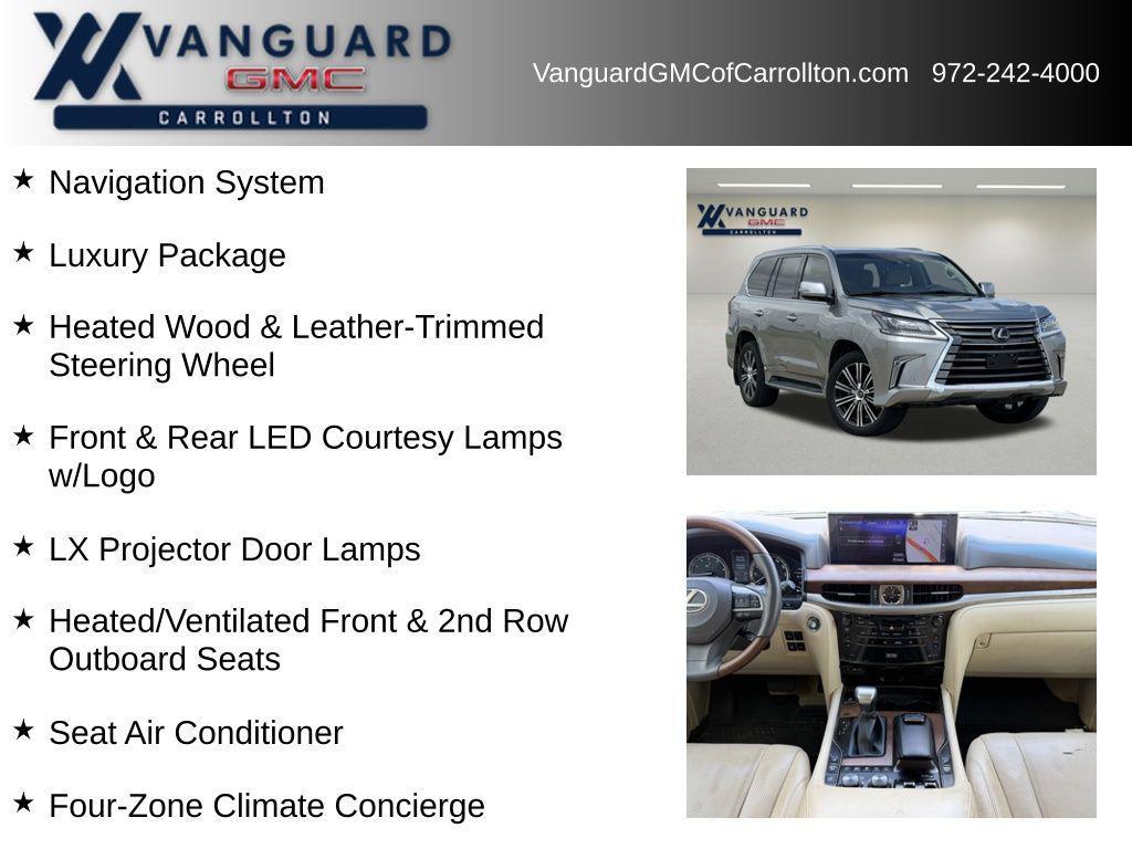 used 2020 Lexus LX 570 car, priced at $61,999