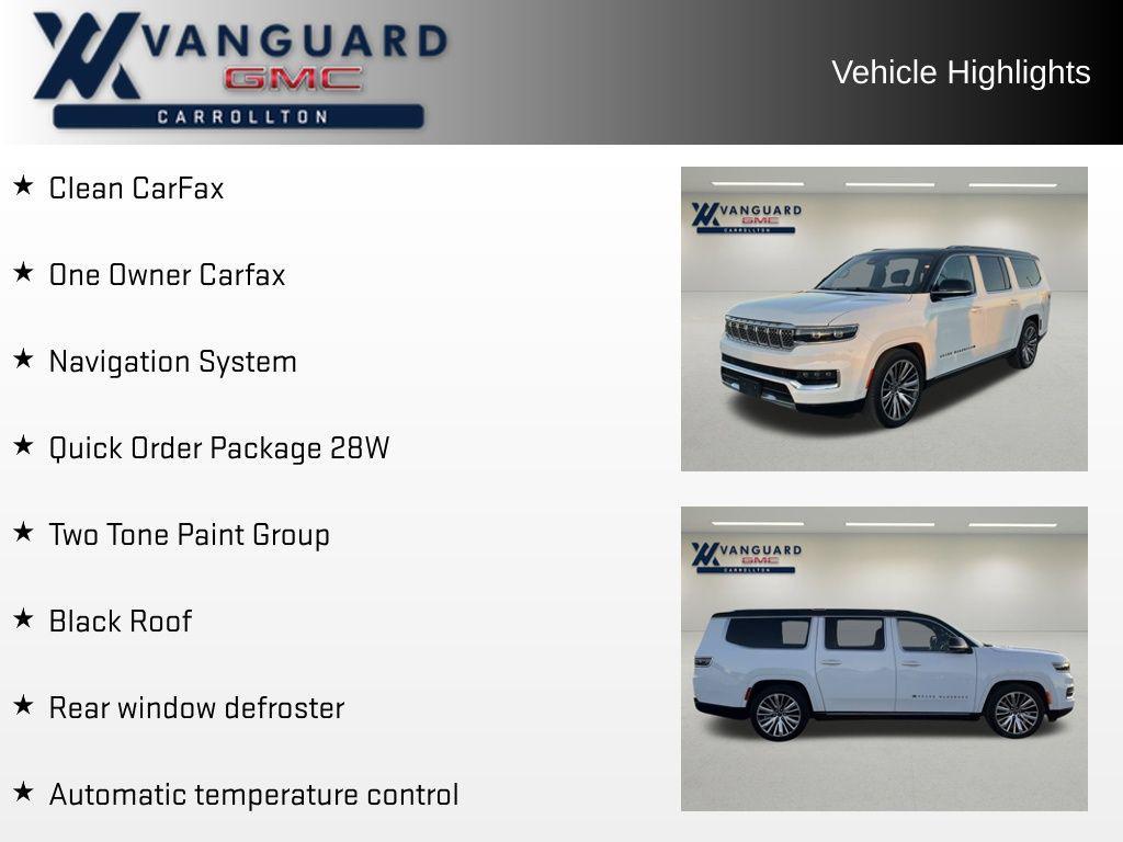 used 2024 Jeep Grand Wagoneer L car, priced at $60,894