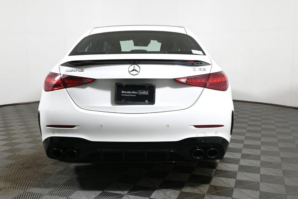 used 2024 Mercedes-Benz AMG C 43 car, priced at $50,995