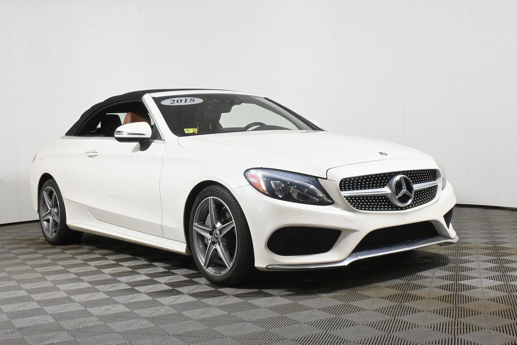 used 2018 Mercedes-Benz C-Class car, priced at $24,595