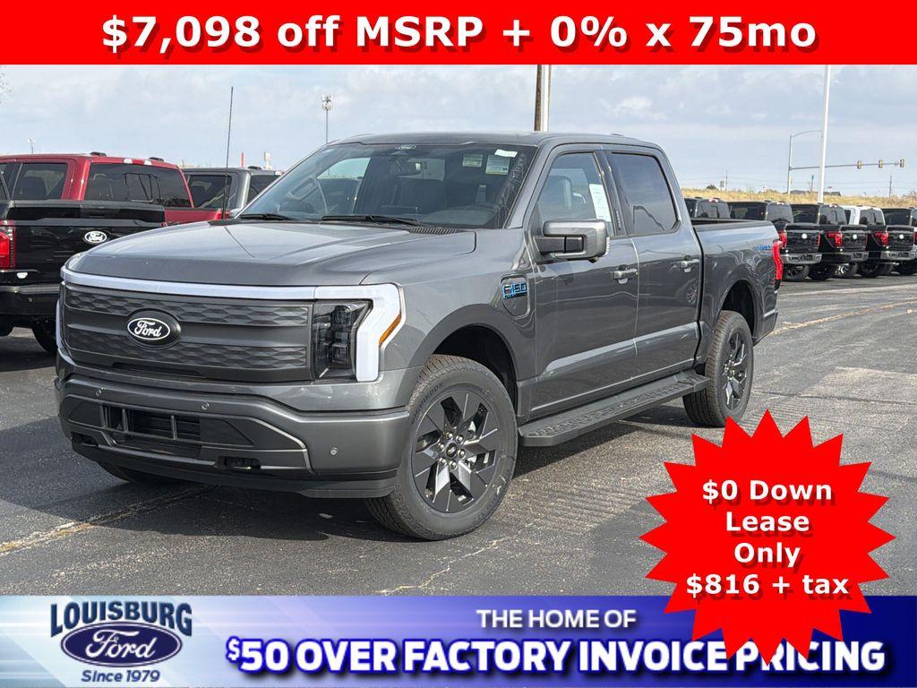 new 2025 Ford F-150 Lightning car, priced at $69,042