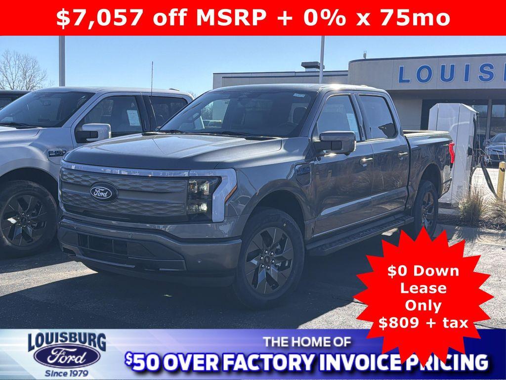 new 2025 Ford F-150 Lightning car, priced at $68,468
