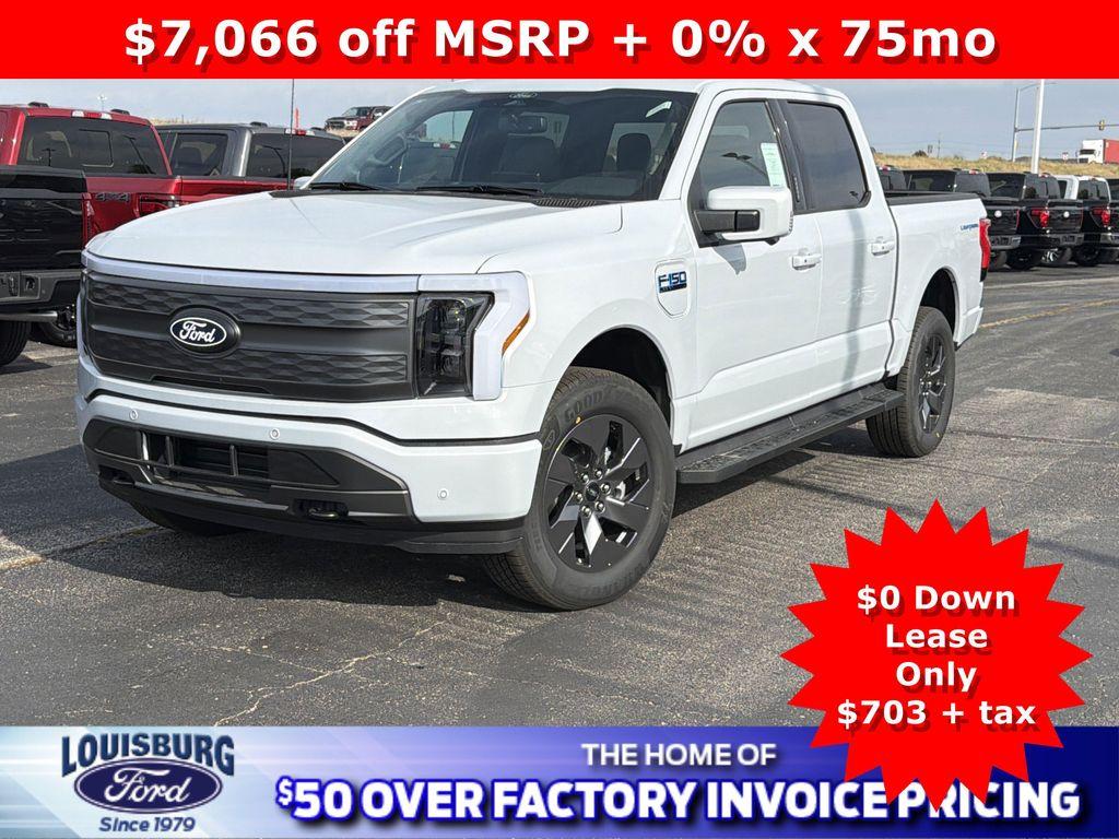 new 2025 Ford F-150 Lightning car, priced at $68,294