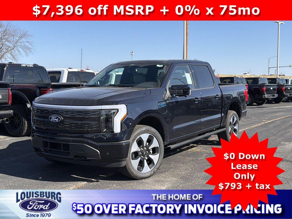 new 2025 Ford F-150 Lightning car, priced at $76,189