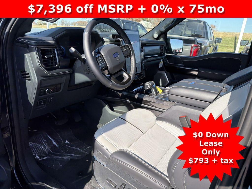 new 2025 Ford F-150 Lightning car, priced at $76,189