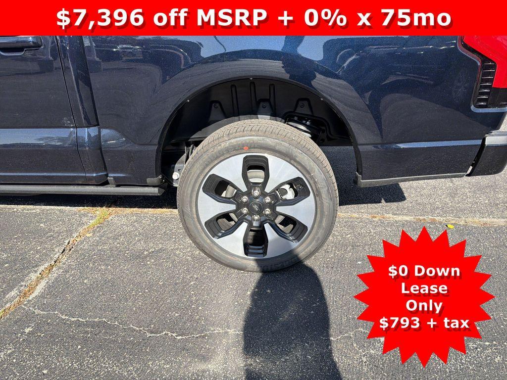 new 2025 Ford F-150 Lightning car, priced at $76,189
