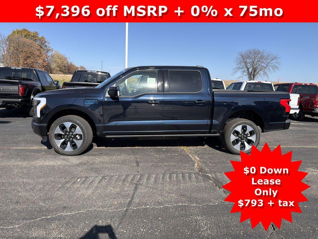 new 2025 Ford F-150 Lightning car, priced at $76,189