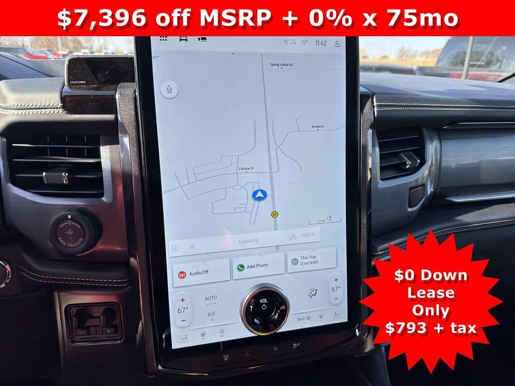 new 2025 Ford F-150 Lightning car, priced at $76,189