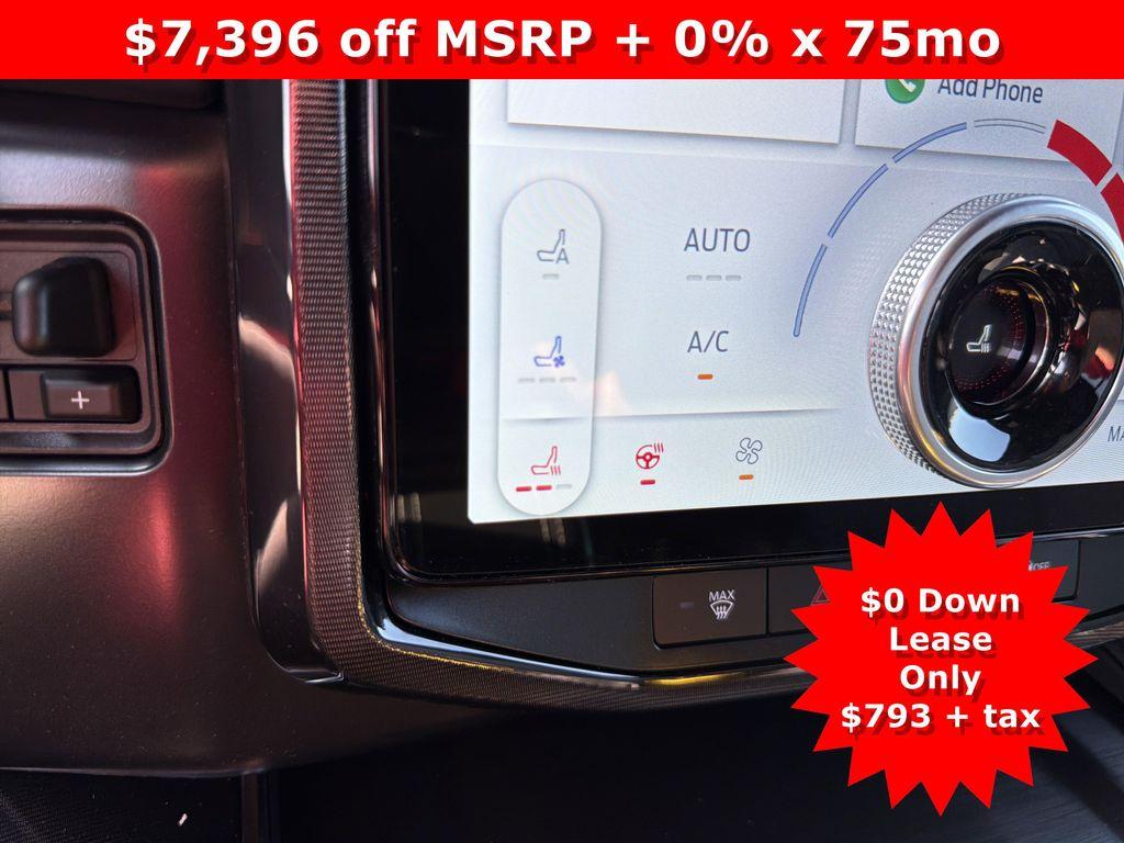 new 2025 Ford F-150 Lightning car, priced at $76,189