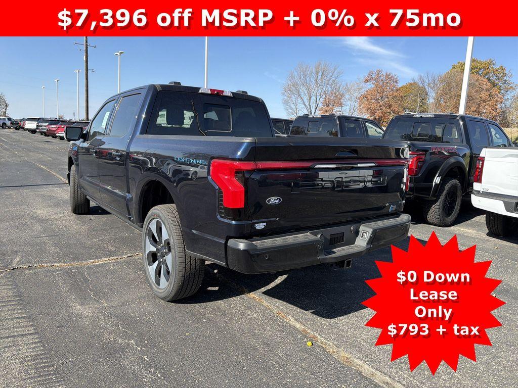 new 2025 Ford F-150 Lightning car, priced at $76,189