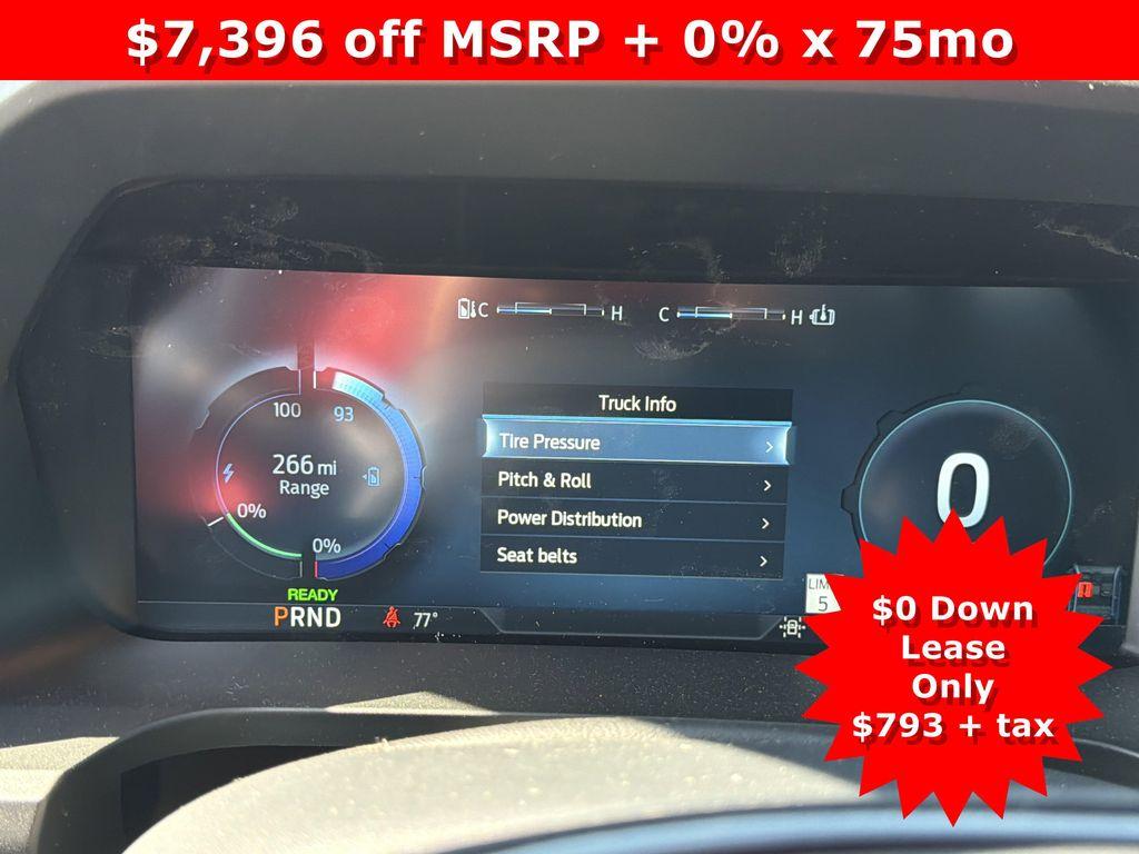 new 2025 Ford F-150 Lightning car, priced at $76,189