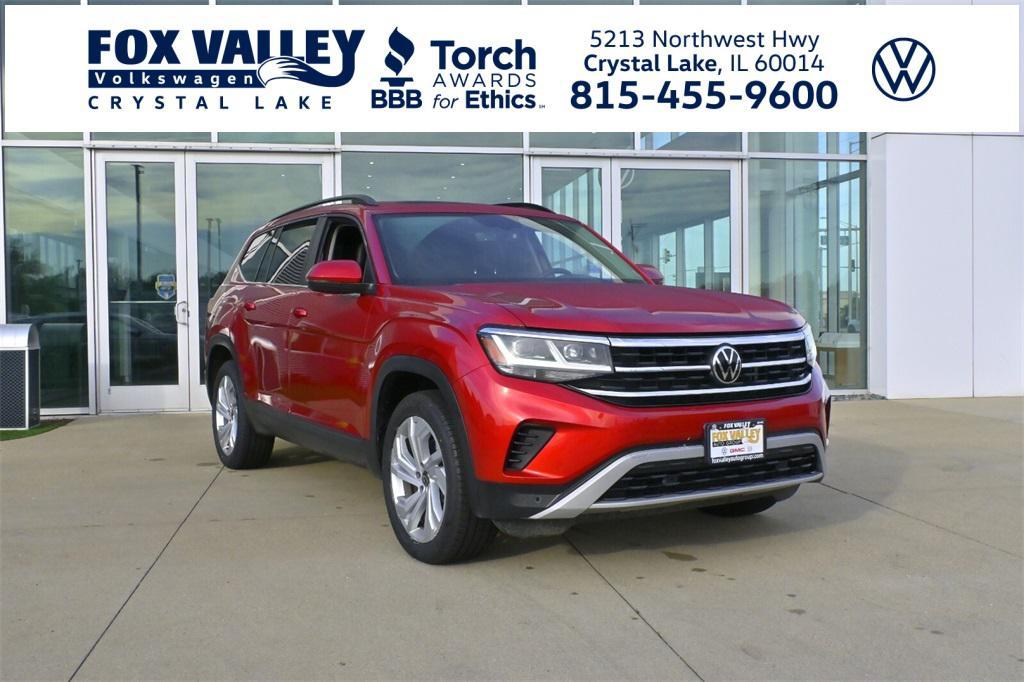 used 2022 Volkswagen Atlas car, priced at $20,991