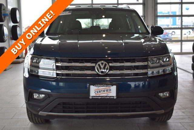 used 2019 Volkswagen Atlas car, priced at $14,991