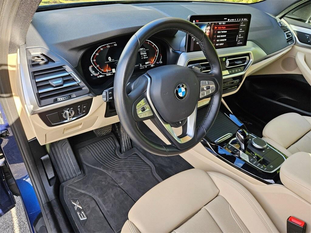 used 2022 BMW X3 car, priced at $31,000