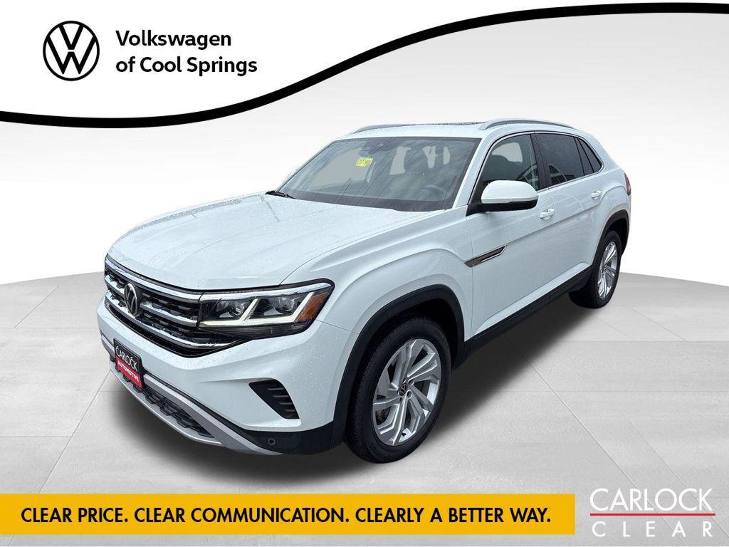 used 2021 Volkswagen Atlas Cross Sport car, priced at $23,378