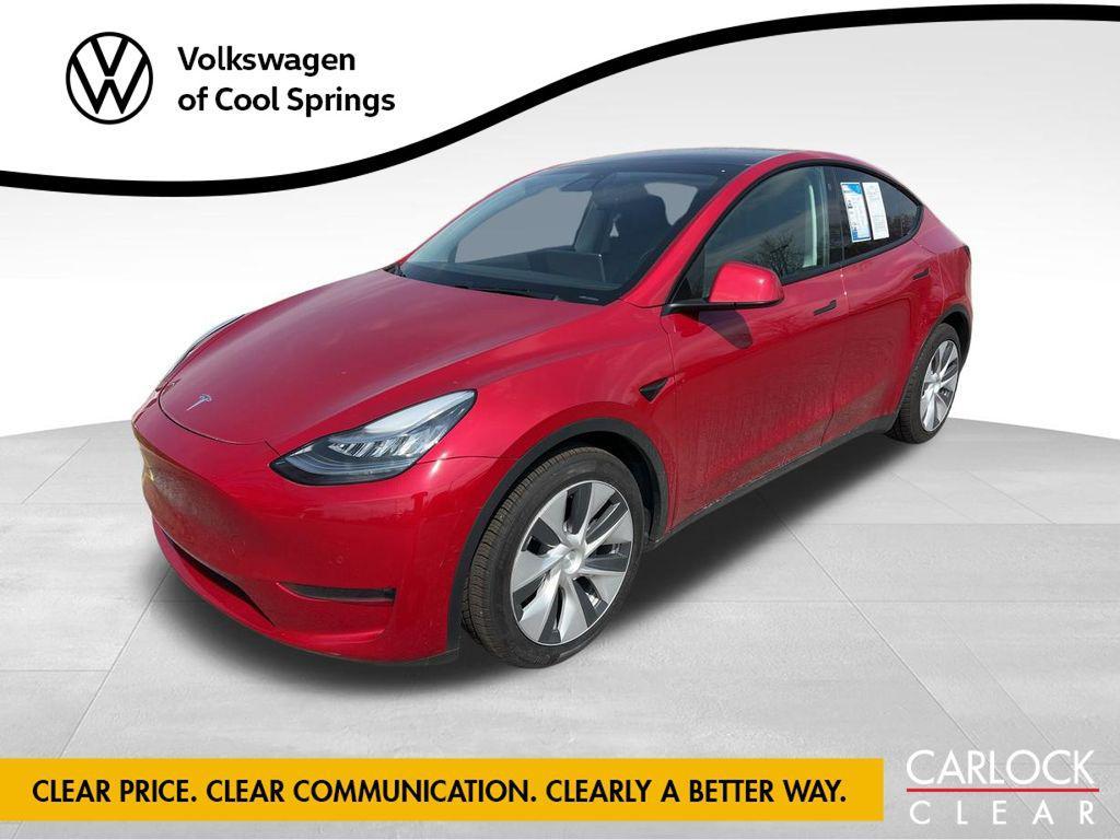 used 2021 Tesla Model Y car, priced at $27,900