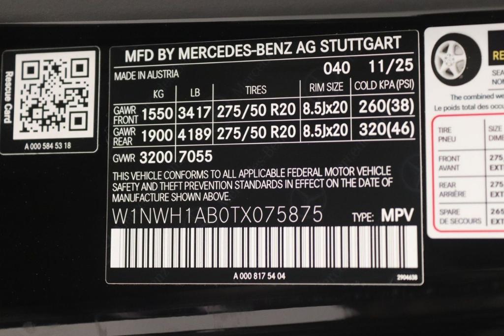 new 2026 Mercedes-Benz G-Class car, priced at $176,430