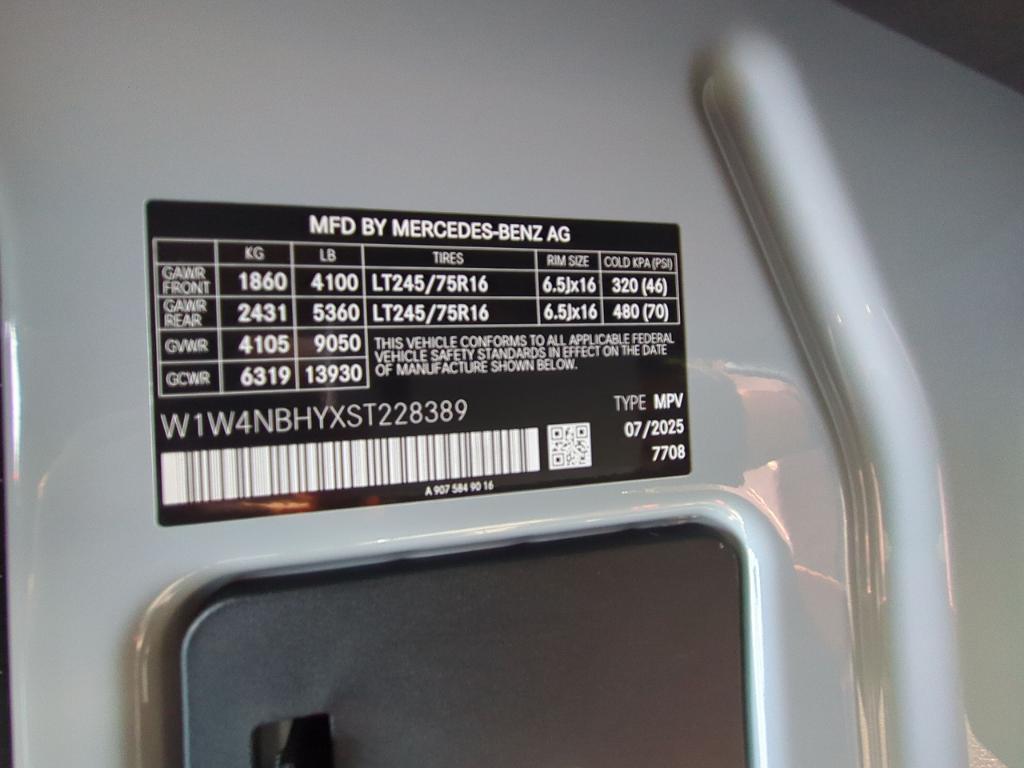 new 2025 Mercedes-Benz Sprinter 2500 car, priced at $68,466