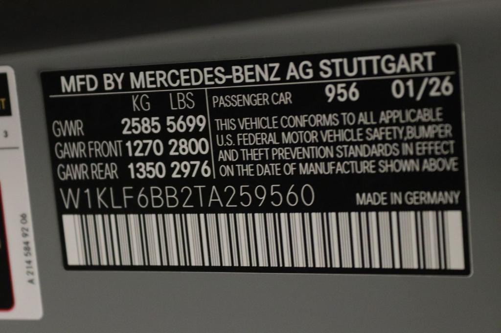 new 2026 Mercedes-Benz E-Class car, priced at $84,895