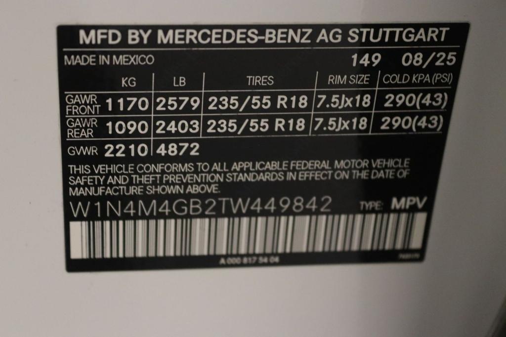 new 2026 Mercedes-Benz GLB 250 car, priced at $49,460