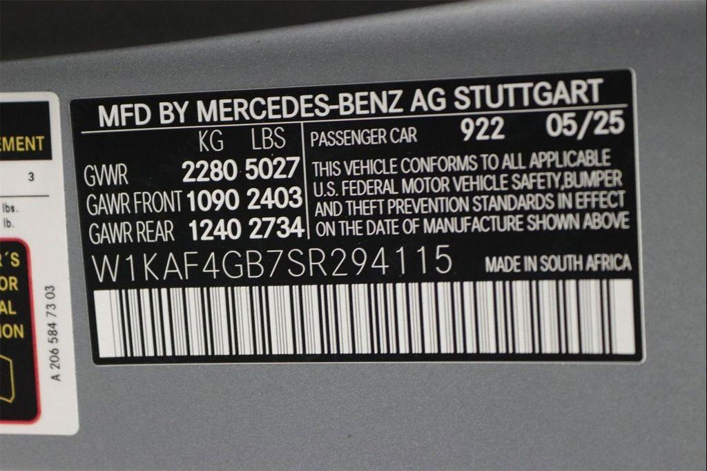 new 2025 Mercedes-Benz C-Class car, priced at $53,650