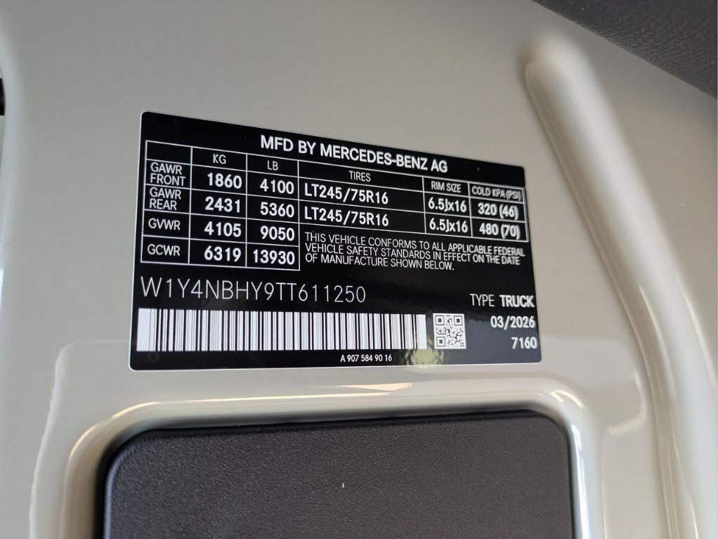 new 2026 Mercedes-Benz Sprinter 2500 car, priced at $59,601