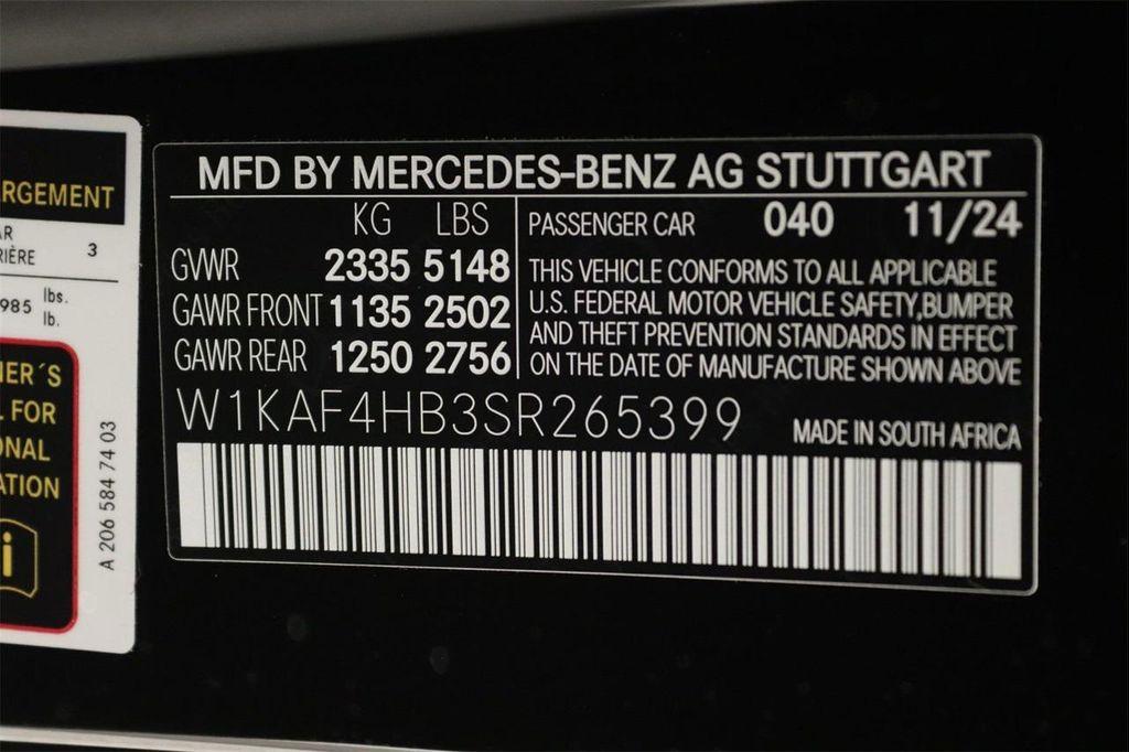 new 2025 Mercedes-Benz C-Class car, priced at $52,050