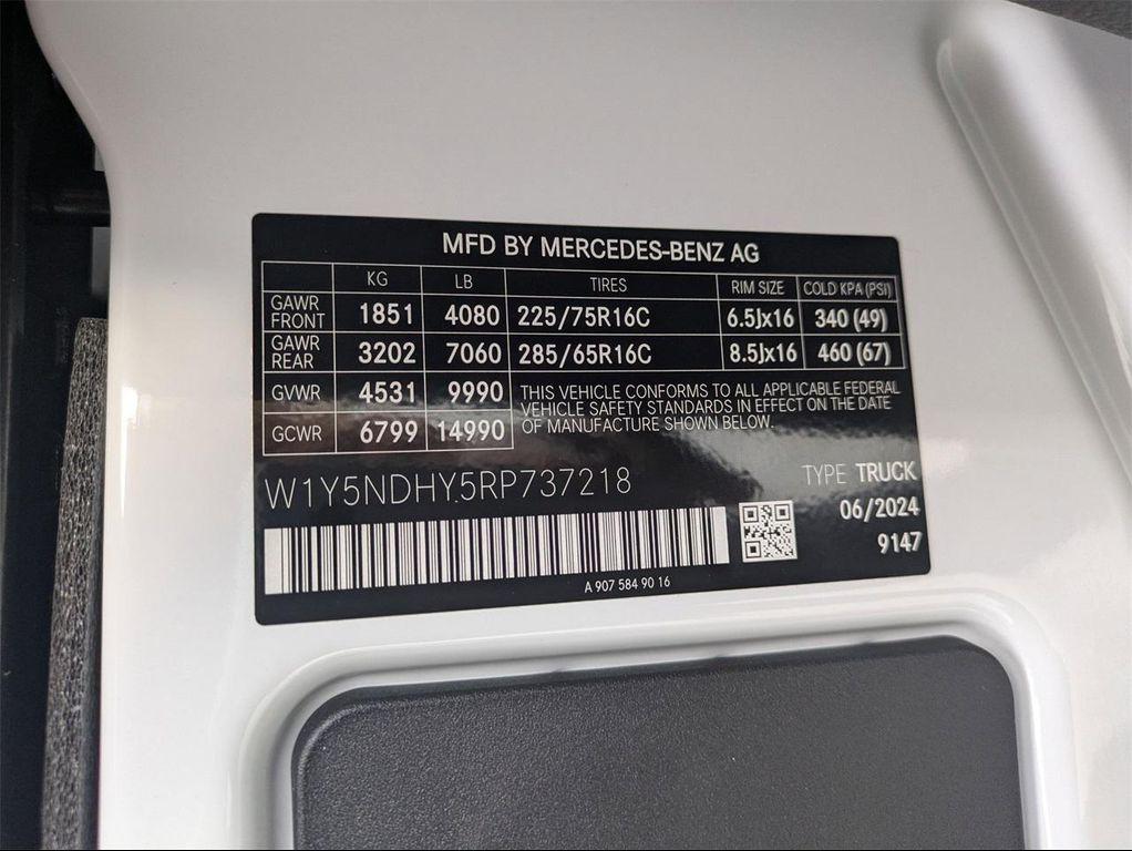 new 2024 Mercedes-Benz Sprinter 3500 car, priced at $61,995