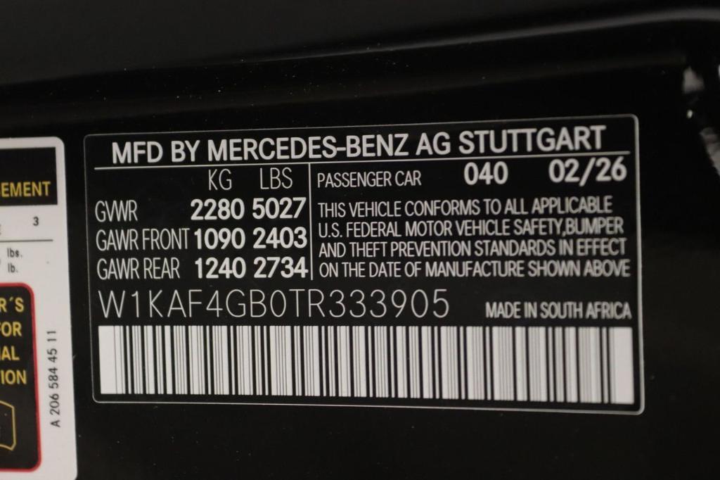 new 2026 Mercedes-Benz C-Class car, priced at $55,130