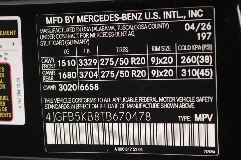 new 2026 Mercedes-Benz GLE 450 car, priced at $79,255