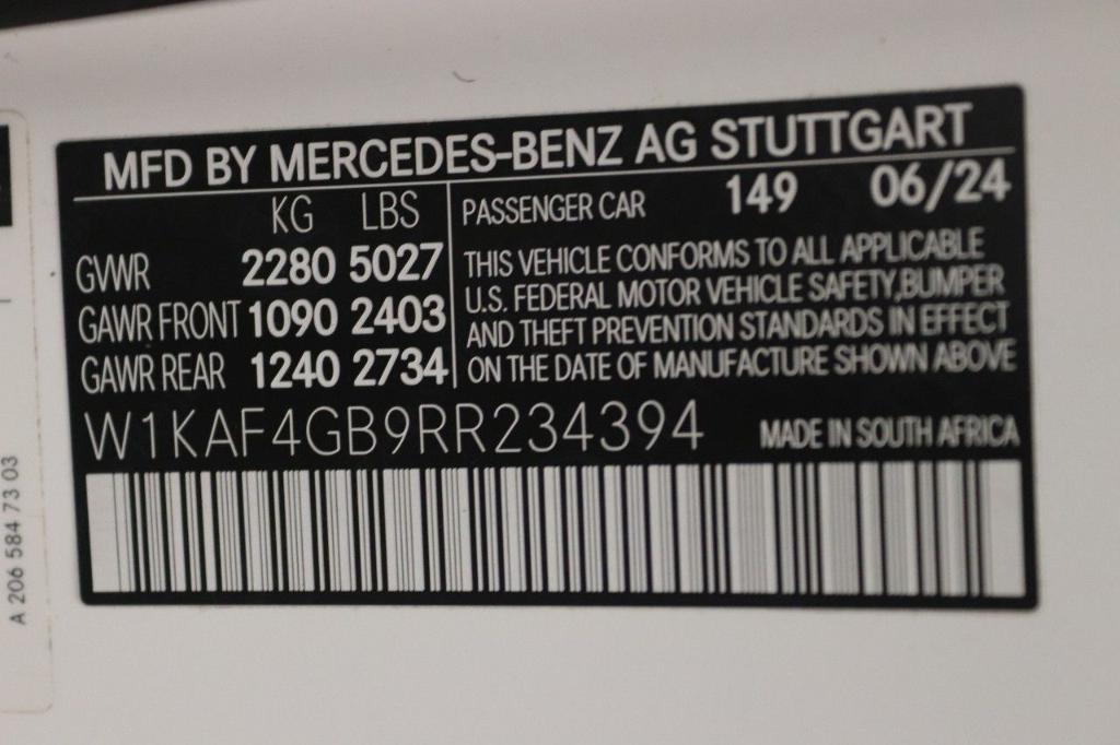 used 2024 Mercedes-Benz C-Class car, priced at $35,899