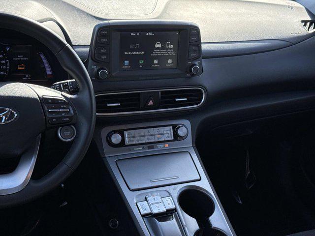 used 2021 Hyundai Kona EV car, priced at $15,300
