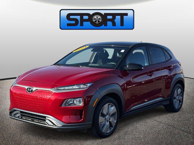 used 2021 Hyundai Kona EV car, priced at $15,300